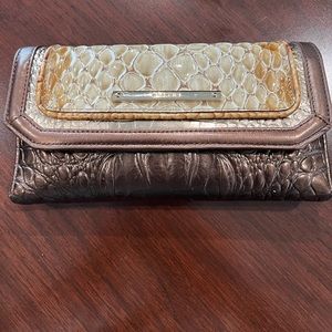 Brahmin Honey Carlisle Checkbook Wallet